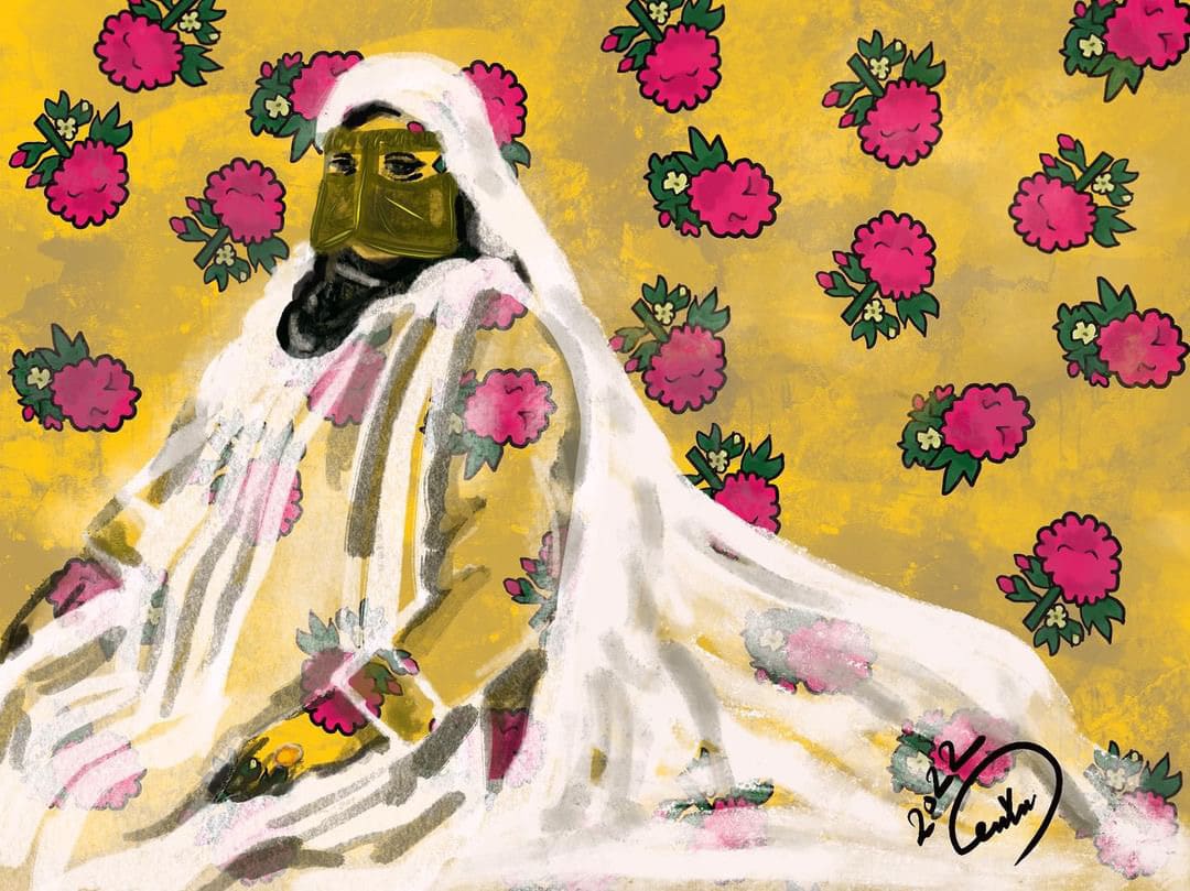 This artwork has been made for the international day of cultural diversity and It shows us how fabrics imported from foreign countries can be part of our heritage, creating cultural diversity for us.