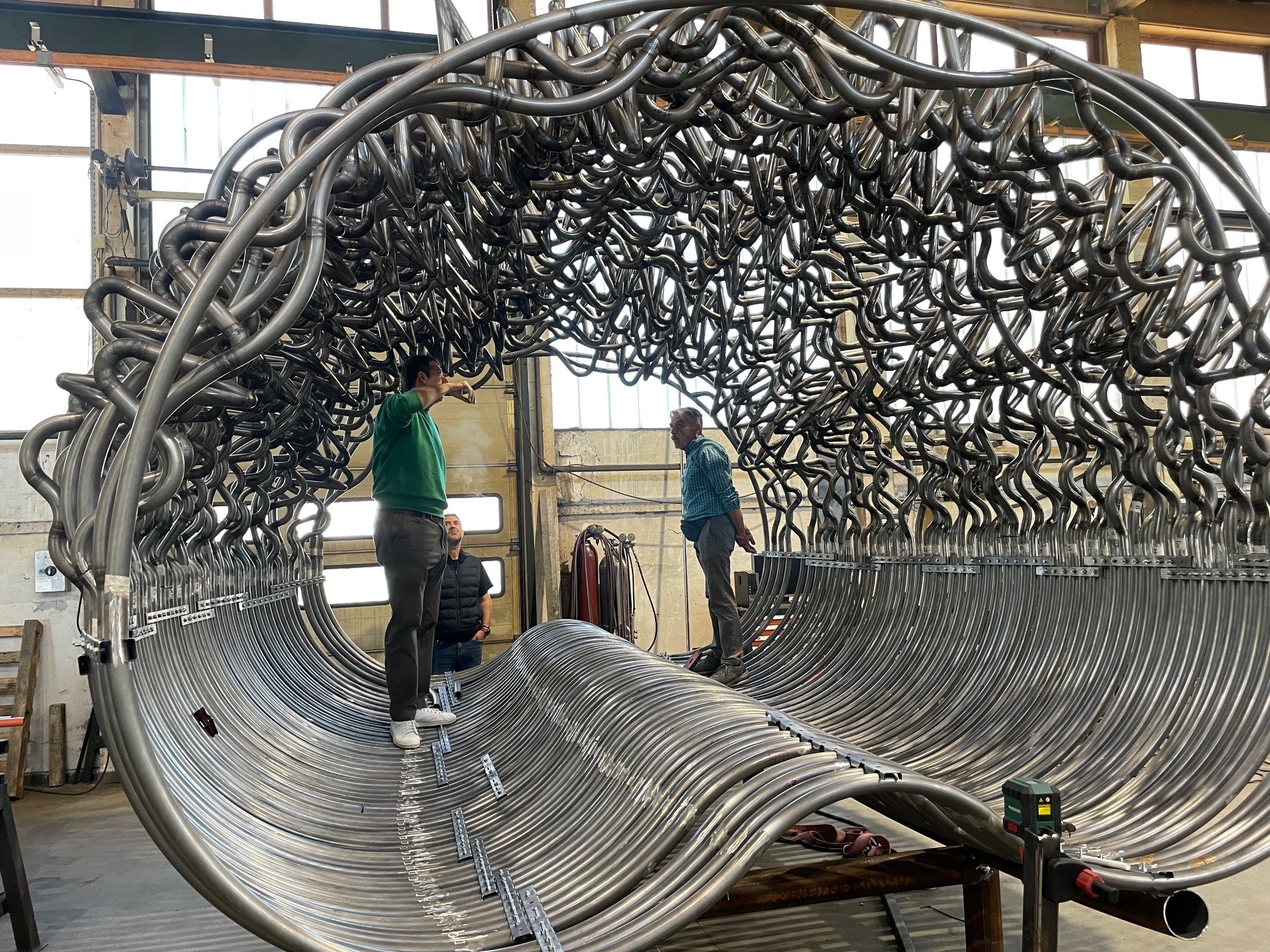 Work in progress Prof. Dr. Endre Grastyán public sculpture competition, commissioned by University of Pécs Medical School